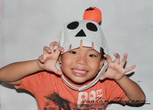 Nón bí đỏ Halloween 